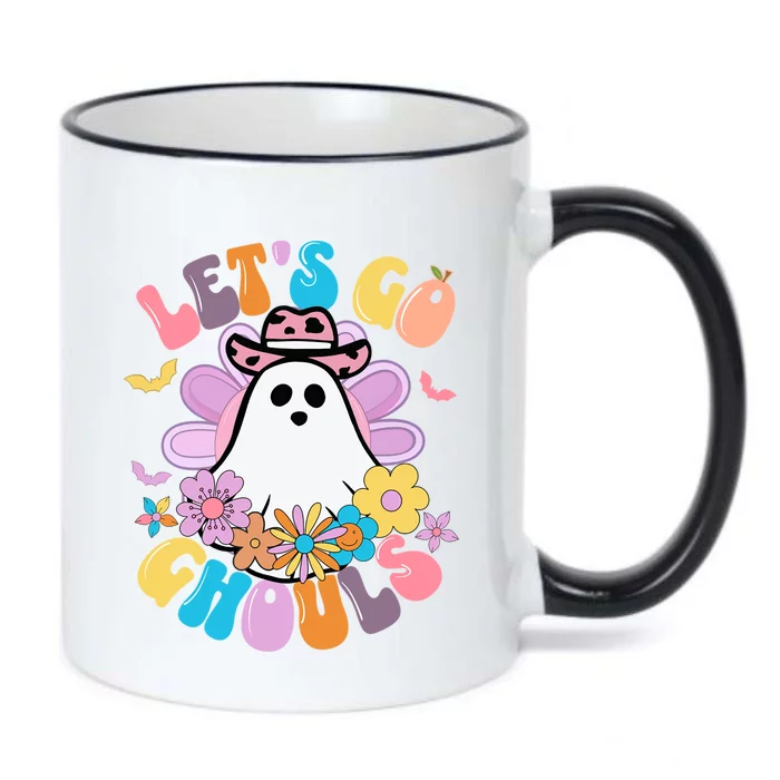 Halloween Meaningful Gift Lets Go Ghouls Gift Black Color Changing Mug