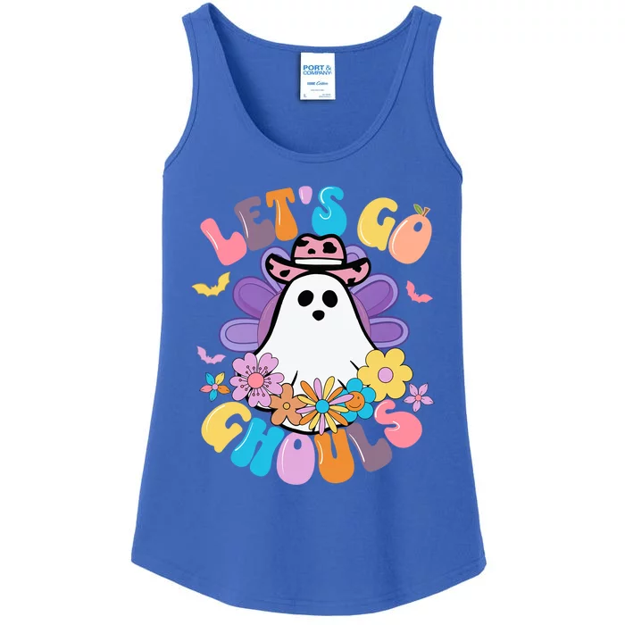 Halloween Meaningful Gift Lets Go Ghouls Gift Ladies Essential Tank