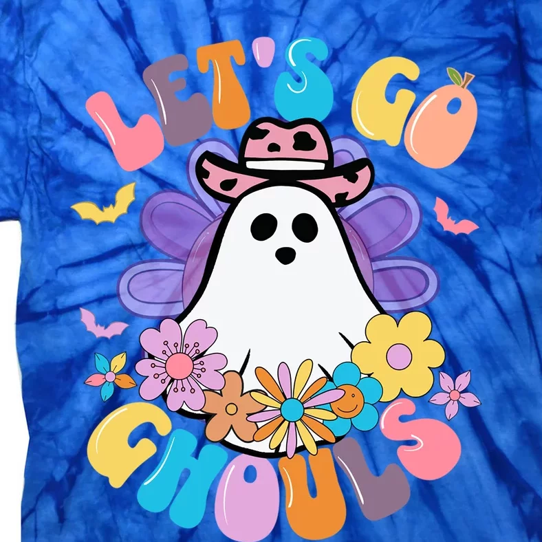 Halloween Meaningful Gift Lets Go Ghouls Gift Tie-Dye T-Shirt