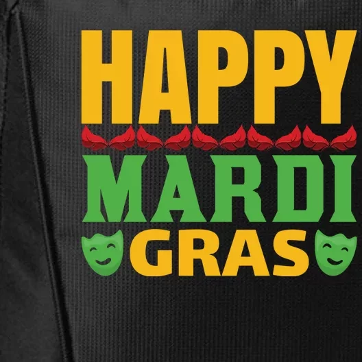 Happy Mardi Gras City Backpack