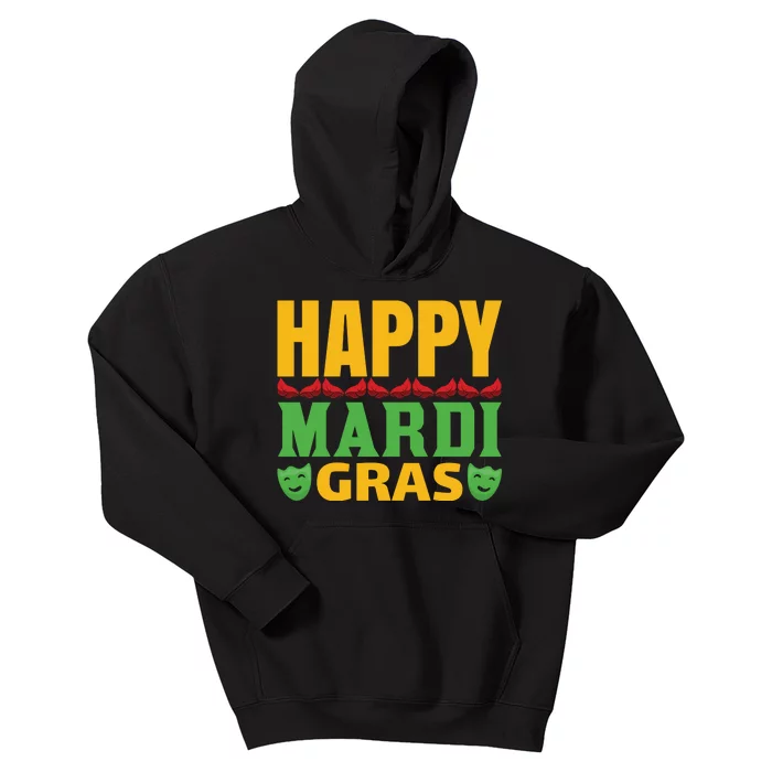 Happy Mardi Gras Kids Hoodie