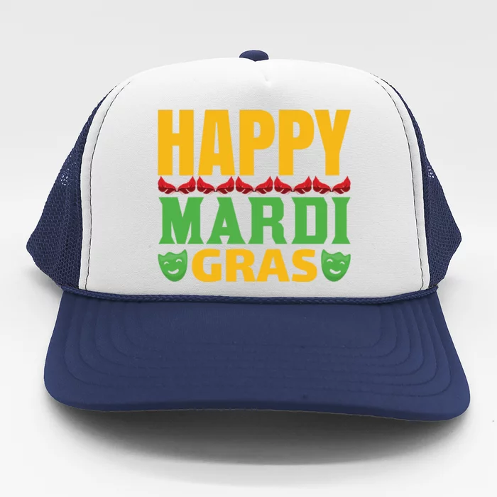 Happy Mardi Gras Trucker Hat