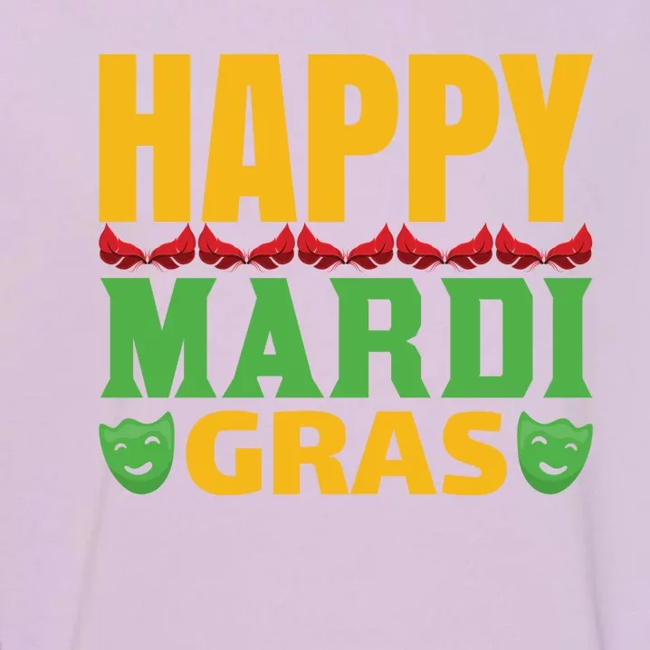 Happy Mardi Gras Garment-Dyed Sweatshirt