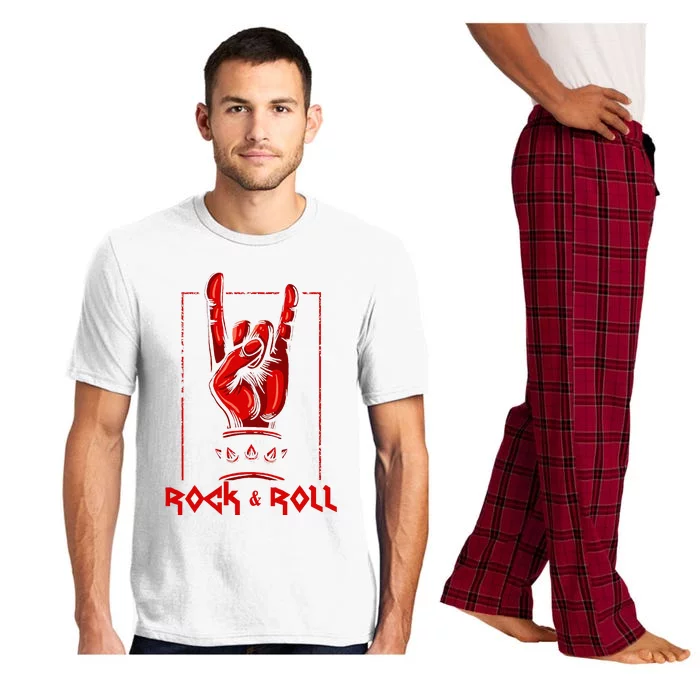 Heavy Metal Guitar Death Metal Rock N Roll Music Pajama Set