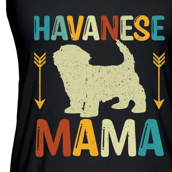 Havanese Mama Ladies Essential Flowy Tank