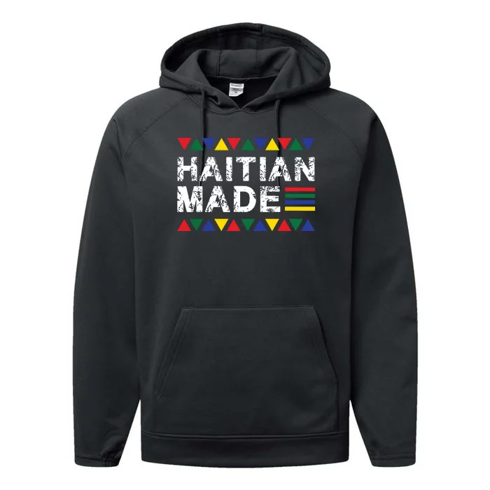 Haitian Made Haiti Pride Performance Fleece Hoodie