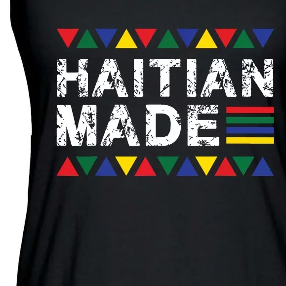 Haitian Made Haiti Pride Ladies Essential Flowy Tank