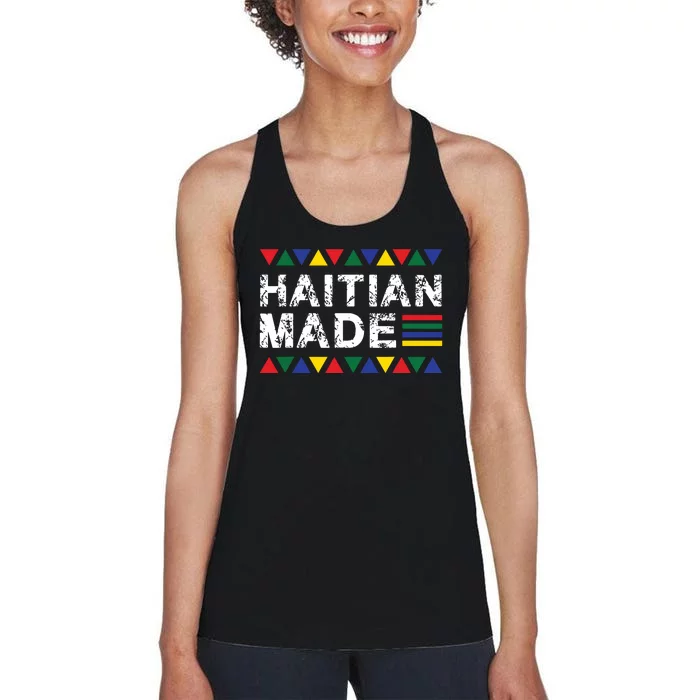 Haitian Made Haiti Pride Women's Racerback Tank