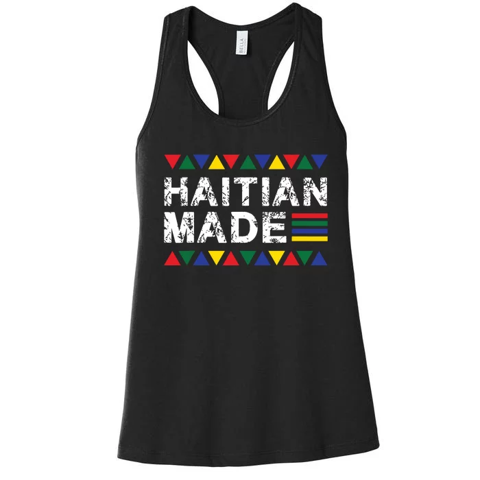 Haitian Made Haiti Pride Women's Racerback Tank