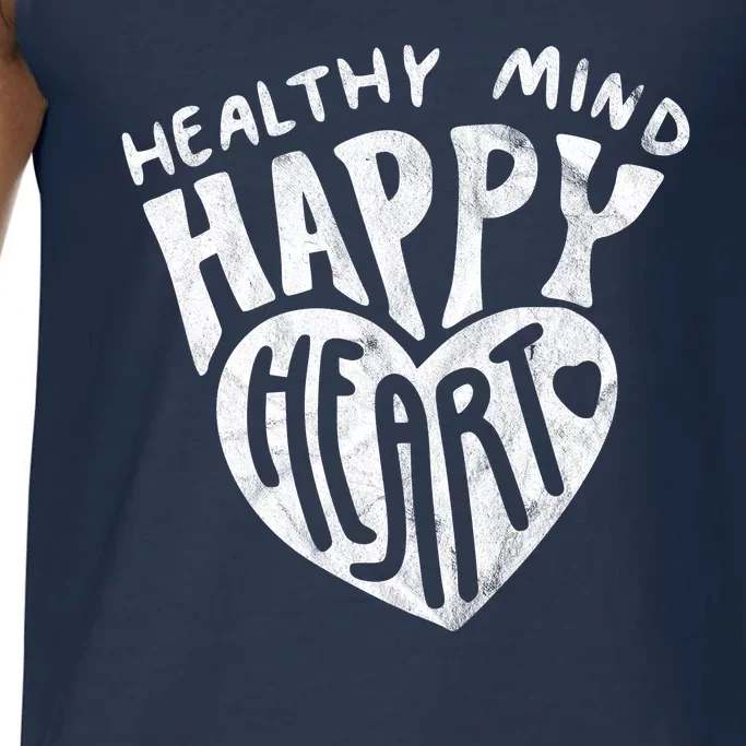 Healthy Mind Happy Heart Mental Health Comfort Colors® Tank Top