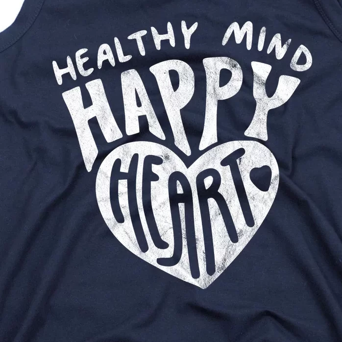 Healthy Mind Happy Heart Mental Health Tank Top