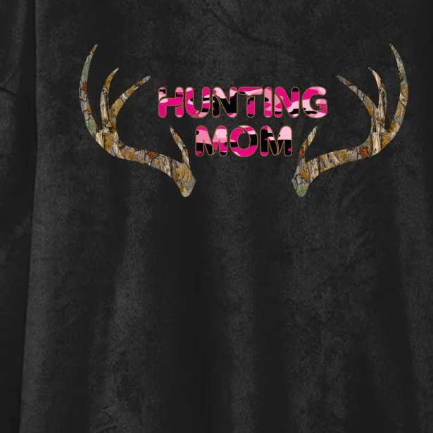 Hunting Mom Hooded Wearable Blanket