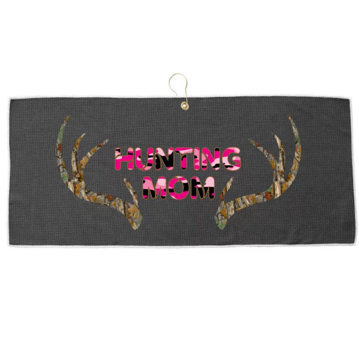 Hunting Mom Large Microfiber Waffle Golf Towel