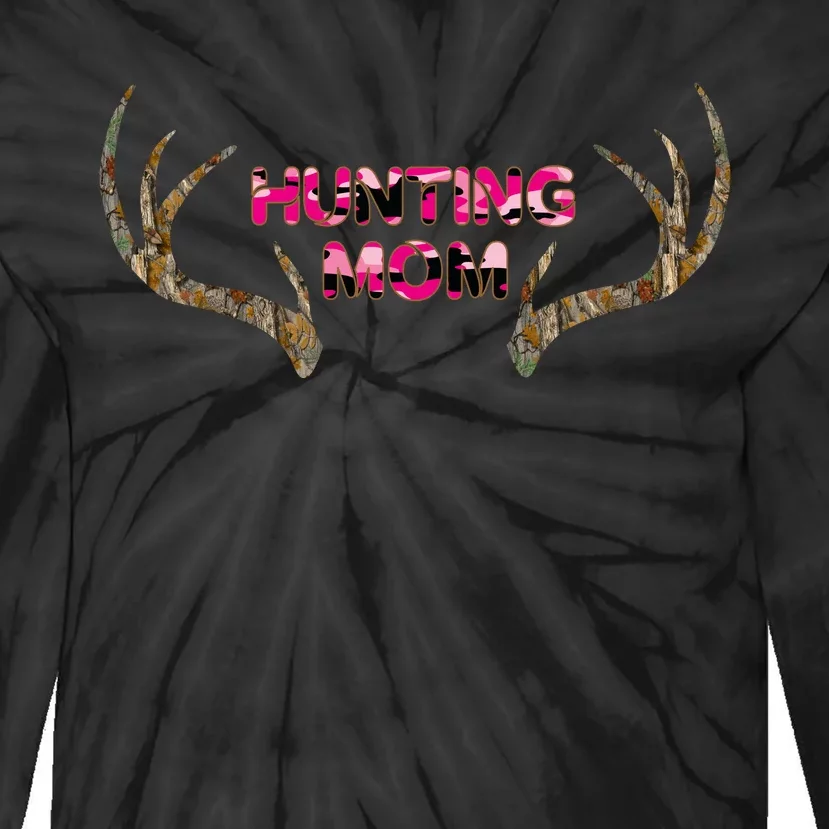 Hunting Mom Tie-Dye Long Sleeve Shirt