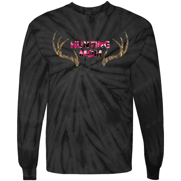 Hunting Mom Tie-Dye Long Sleeve Shirt