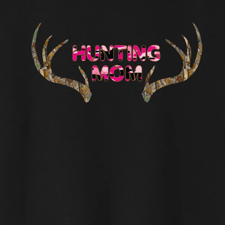 Hunting Mom Women's Crop Top Tee