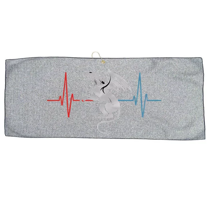 Heartbeat Manticore Large Microfiber Waffle Golf Towel