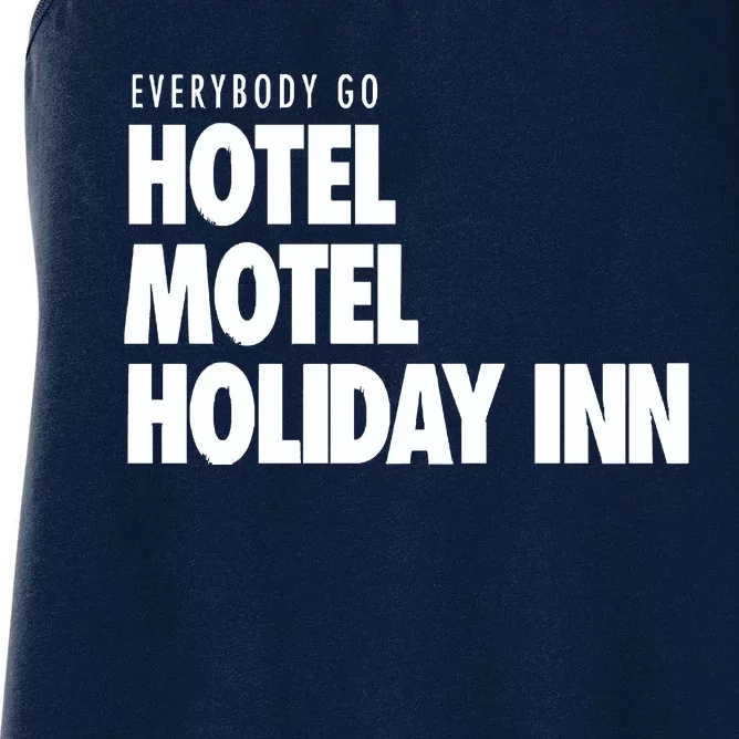 Hotel Motel Holiday Inn Women's Racerback Tank