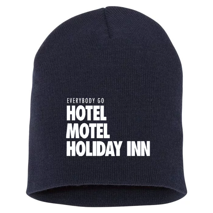 Hotel Motel Holiday Inn Short Acrylic Beanie