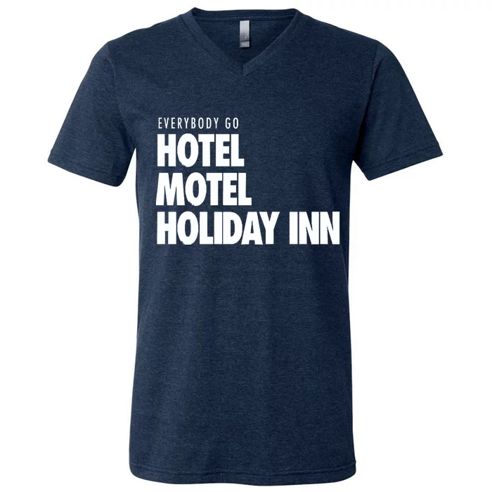 Hotel Motel Holiday Inn V-Neck T-Shirt