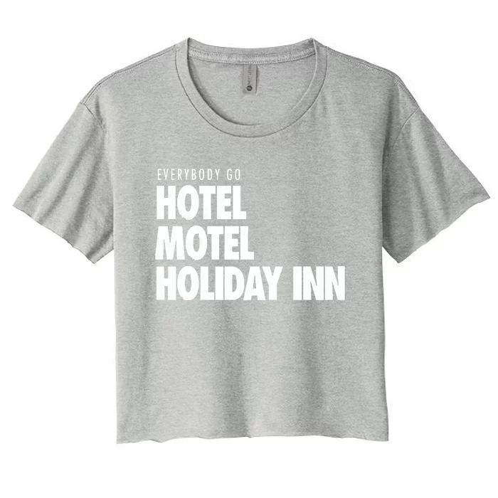 Hotel Motel Holiday Inn Women's Crop Top Tee