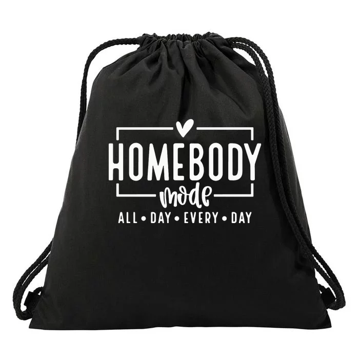 Homebody Mode Drawstring Bag