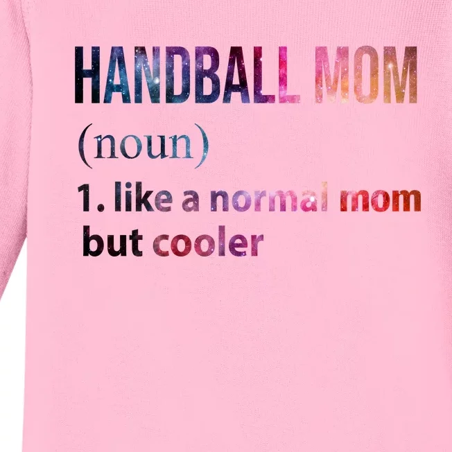 Handball Mom Baby Long Sleeve Bodysuit