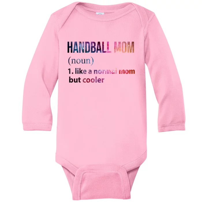 Handball Mom Baby Long Sleeve Bodysuit