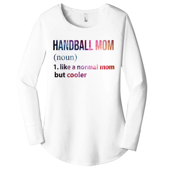 Handball Mom Women's Perfect Tri Tunic Long Sleeve Shirt