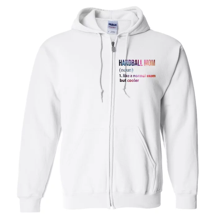 Handball Mom Full Zip Hoodie