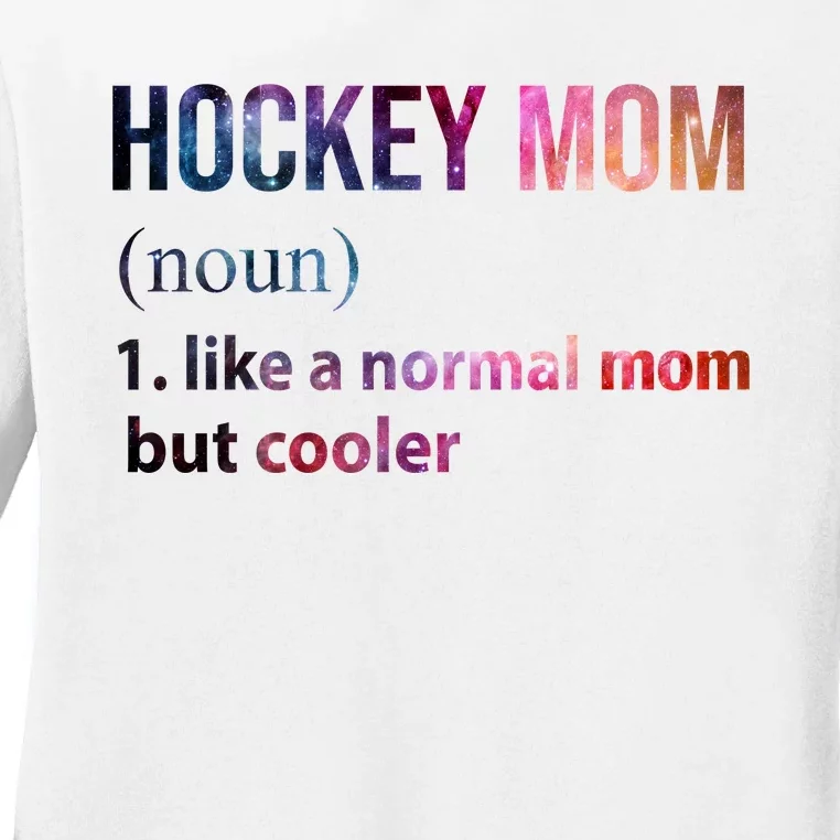 Hockey Mom Ladies Long Sleeve Shirt