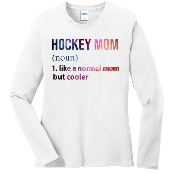 Hockey Mom Ladies Long Sleeve Shirt