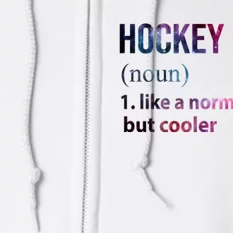 Hockey Mom Full Zip Hoodie