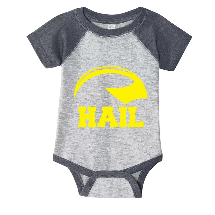 Hail Michigan Helmet Football Victors Infant Baby Jersey Bodysuit