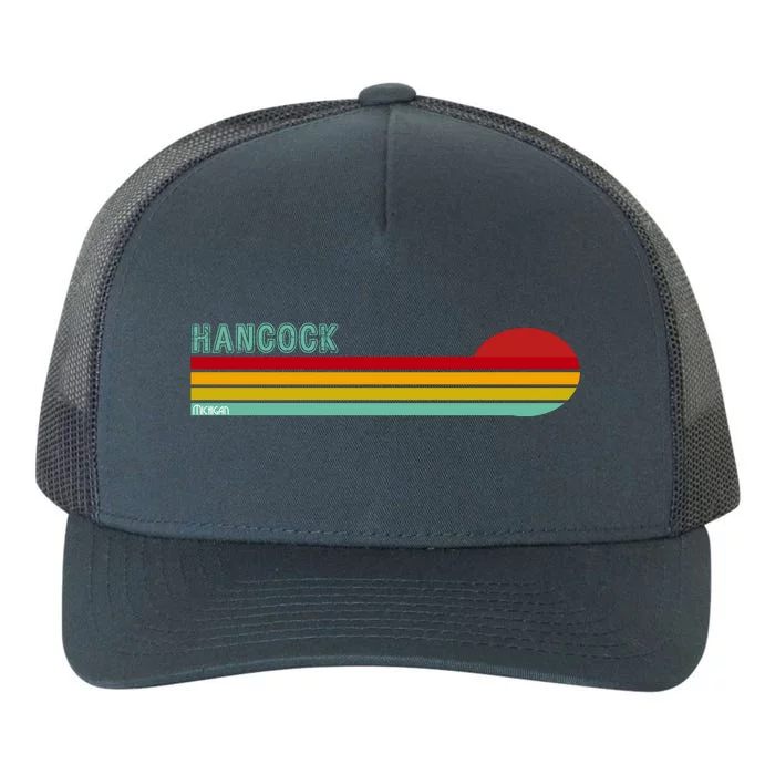 Hancock Michigan Yupoong Adult 5-Panel Trucker Hat