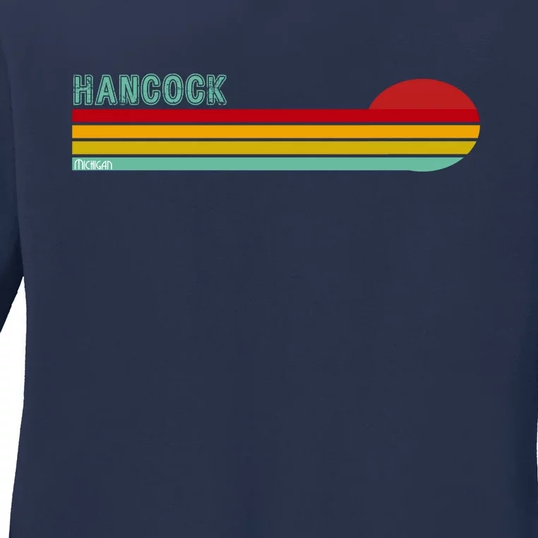 Hancock Michigan Ladies Long Sleeve Shirt