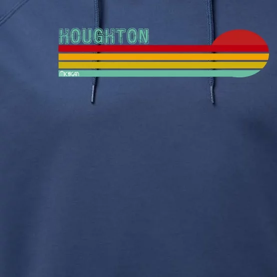 Houghton Michigan Performance Fleece Hoodie