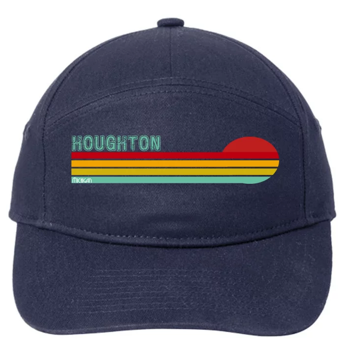 Houghton Michigan 7-Panel Snapback Hat