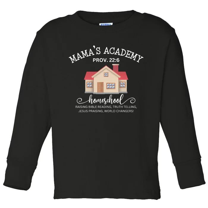 Homeschool Mom Toddler Long Sleeve Shirt