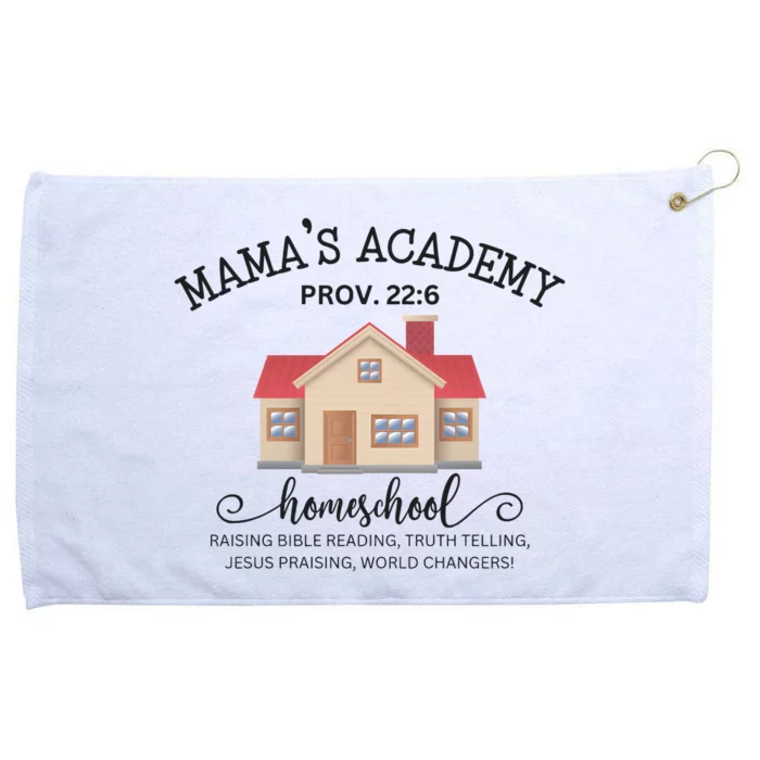 Homeschool Mom Grommeted Golf Towel