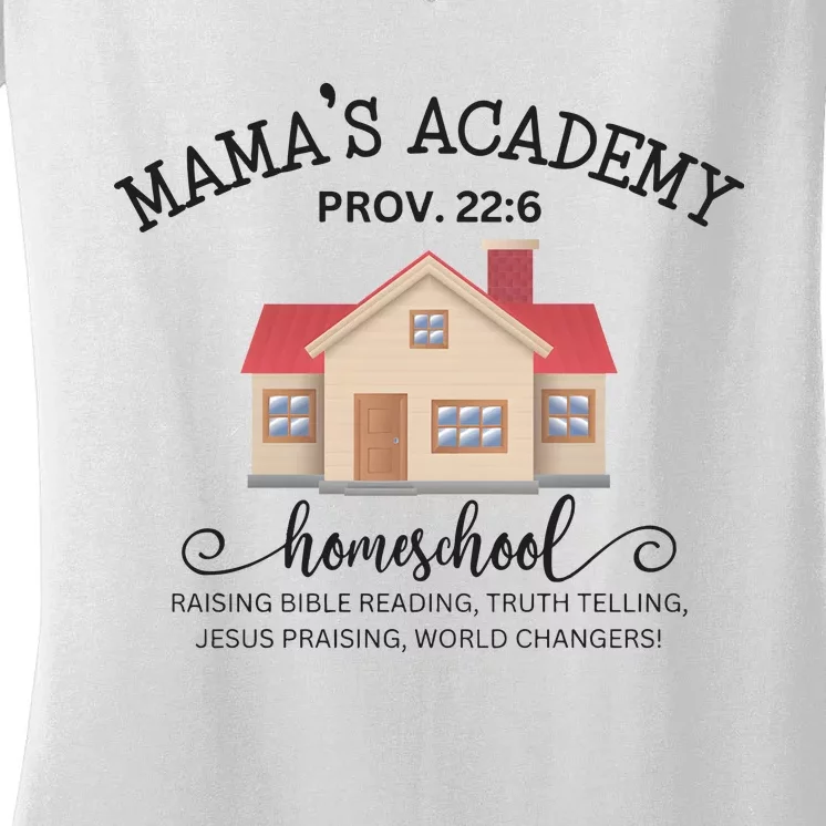 Homeschool Mom Women's V-Neck T-Shirt