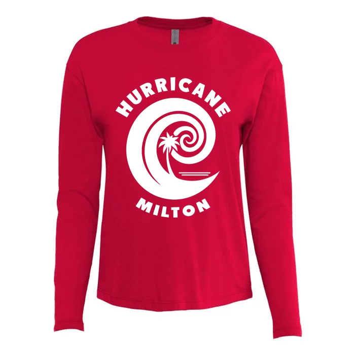 Hurricane Milton Hurricane Season 2024 Womens Cotton Relaxed Long Sleeve T-Shirt