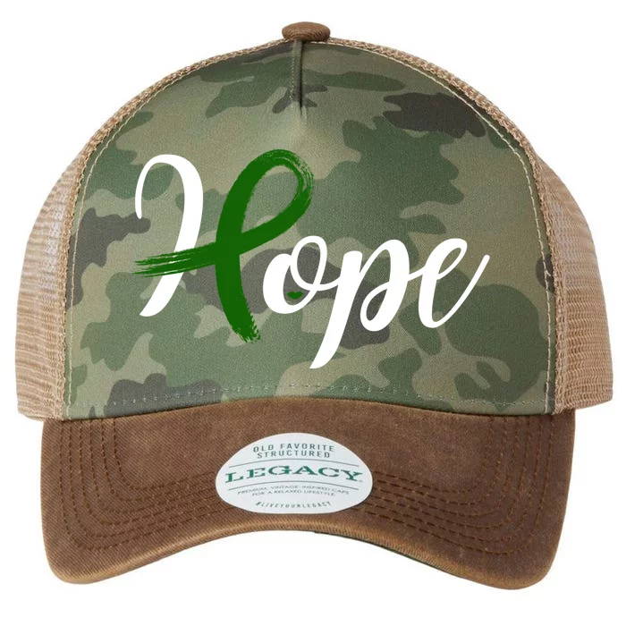 Hope Mental Health Awareness Ribbon Legacy Tie Dye Trucker Hat