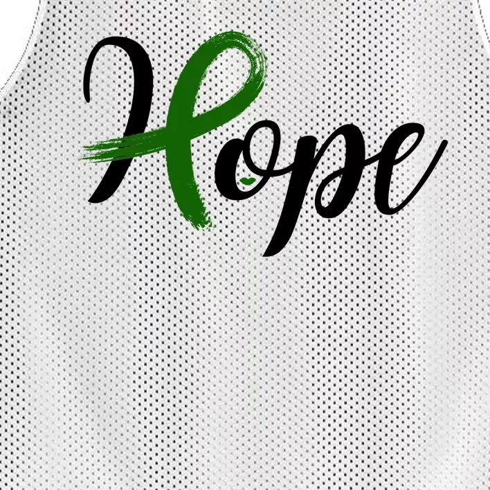 Hope Mental Health Awareness Ribbon Mesh Reversible Basketball Jersey Tank