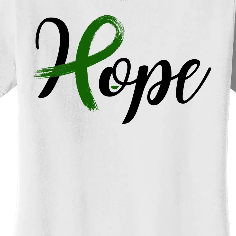 Hope Mental Health Awareness Ribbon Women's T-Shirt