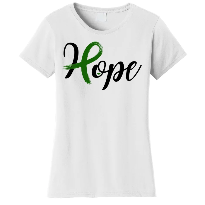 Hope Mental Health Awareness Ribbon Women's T-Shirt