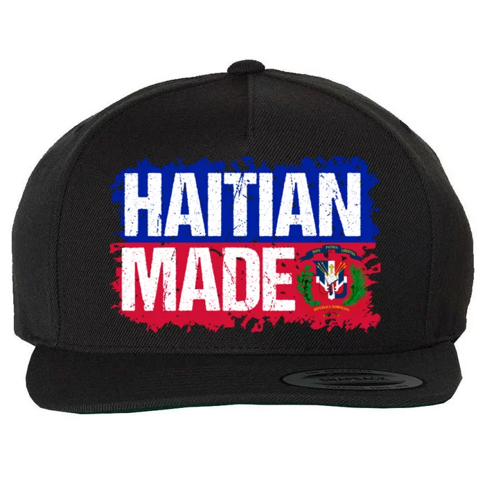 Haitian Made Haiti Pride T Wool Snapback Cap