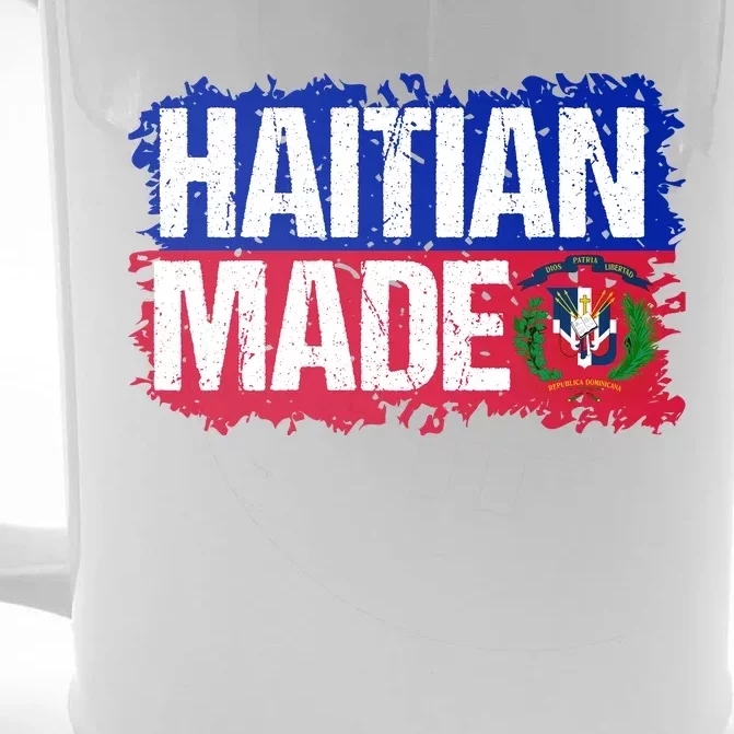 Haitian Made Haiti Pride T Front & Back Beer Stein