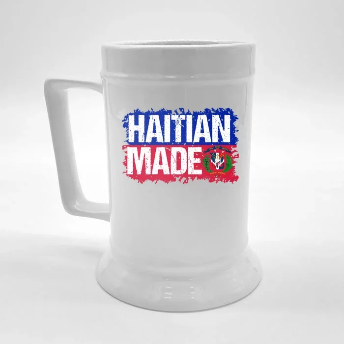 Haitian Made Haiti Pride T Front & Back Beer Stein