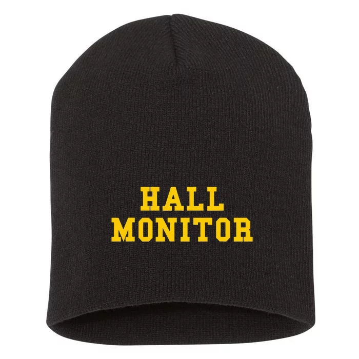 Hall Monitor Short Acrylic Beanie